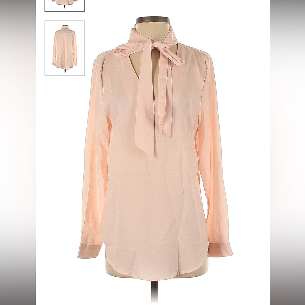 Pink Long Sleeve Blouse (XL) never worn like new condition